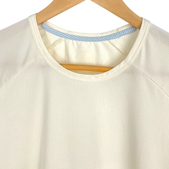 Tracksmith Twilight Tee Shirt Ivory Short Sleeves Size S Performance Run Gym - Picture 3 of 9